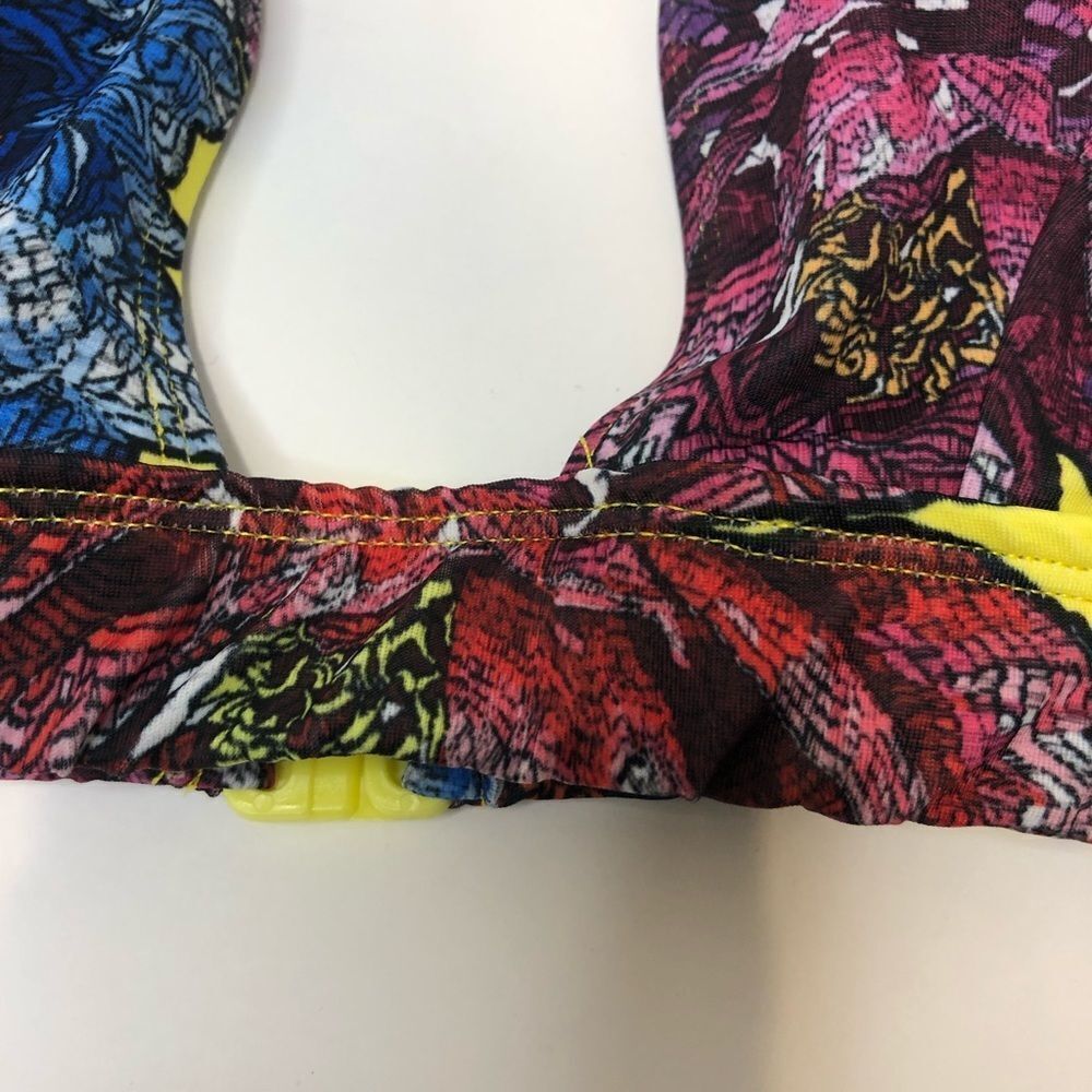 ASOS Swim floral bikini swim top size 6 - Picture 5 of 12